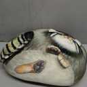 Pallas Cat Stuffed Animal, 45cm/18inch Steppe Cat Plush Cute Plushies for Girls,Kitten Soft Plush Throw Pillow Doll Big Plush Toy Decoration Doll Gift for Kids, Boys, Girls Birthday Christmas