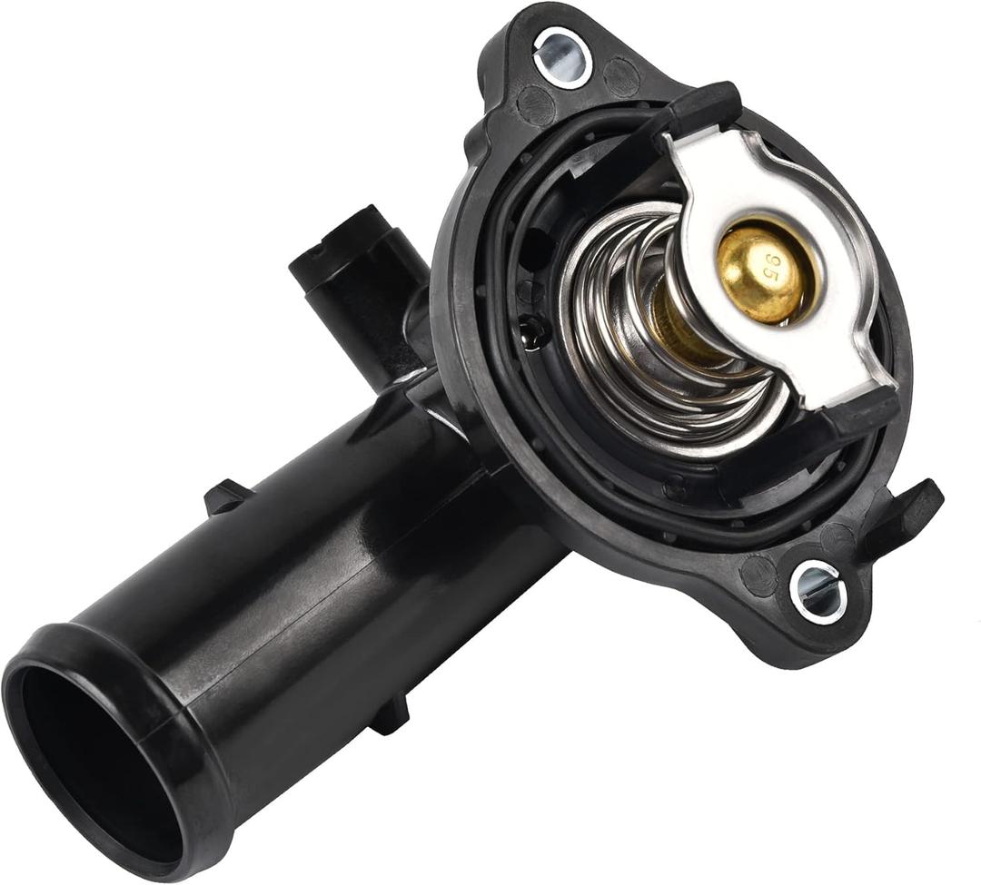 EVIL ENERGY Thermostat Housing Assembly, 05184651AF 49569 902-852, Compatible with 2011-2015 Dodge Durango 2011-2020 Jeep Grand Cherokee 2012-2017 Jeep Wrangler 3.6L