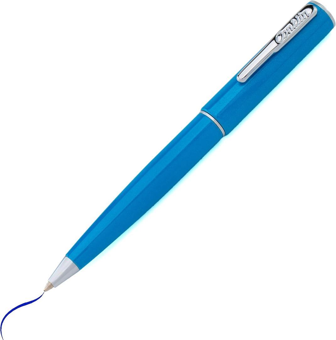Conklin Coronet Ballpoint Pen Turquoise with Standard Parker-Style Blue Refill Modern Minimalist Luxury Writing Pen Gift for Professionals, Collectors, and Everyday Notes
