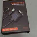 DriverGenius SerialPulseX USB to Serial RS232 DB9 Adapter Cable with 9 x LED Indicators - Prolific PL2303GC - Compatible with Windows 11, macOS 15, Linux (USB232A-E-A, 3ft/1m)