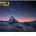 60 inch Anti Crease Projector Screen 4:3 Foldable Projection Screen, Double Sided Projection Curtain, Projector Movies Screens for Home Theater Outdoor Indoor, Wall Bound onto A Frame