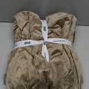 PHF Truly Velvet Fitted Sheet Only Twin Size, Luxury Super Soft Cozy Fuzzy Fleece Bottom Sheet, Deep Pocket Up to 16",Strenghth Elastic Band,Suitable for Fall Winter Spring, No Pillowcases, Khaki (Twin Size (39"X75"X15"))