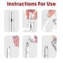 5 x 8ml Perfume Atomizer,3 pcs Perfume Travel Refillable Bottle, Empty Cologne Travel Bottle, Atomizer Sprayer (All silver)