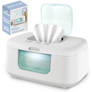 Jool Baby TinyBums Baby Wipe Warmer & Dispenser with LED Changing Light & On/Off Switch (Aqua)