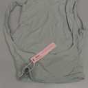 QINSEN Womens Sleeveless Double Lined Tank Tops High Neck Open Back Crop Tees Summer Tops, Smoke Green, S