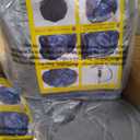 Realspring 12 Pcs Inflatable Bean Bag Chairs, Electric Air Pump, Grey