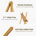VISWIN 3Pcs 63" Gold Easel Stand for Wedding Signs, Adjustable Wooden Display Easel with Holder, Tripod Floor Easel for Welcome Board, Poster, Picture, Photos, Paintings