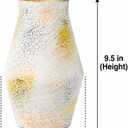Rustic Farmhouse Ceramic Vase, 10 Inch