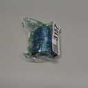 MEEDEE Smoke Blue Satin Ribbon Lux Double Faced Satin 3 Inch Dusty Blue for Crafts, Christmas Tree, Flower Bouquet, Weddings, Bow Making