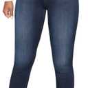 KUNMI Womens Classic High Waisted Skinny Stretch Butt Lifting Jeans Slim Fit Denim Pants (XX-Large, Blue Black)