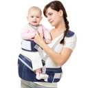 Baby Hip Seat Carrier, Ergonomic Waist Stool for Child Infant with Adjustable Strap Pocket Soft Base, Baby Hip Carrier for Newborns & Toddlers (Dark Blue-2)