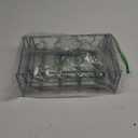 Simple Houseware Over the Cabinet Door Organizer Holder 2 Pack 13.5" Wx4.25 Dx18.5 H and 12.5" Wx3.6 Dx18.5 H Silver