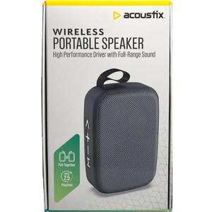 Acoustix Wireless Mini Speaker - Black