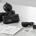 3 Channel Dash Camera for Cars,Loop Recording,170° Wide Angle,32GB Card Included