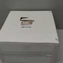 I00000 102 Pieces Gold Plastic Plates, Disposable Party Plates White Gold Rim, 51 Disposable Gold Dinner Plates 10.25 Inch and 51 Disposable Dessert Appetizer Elegant Fancy Wedding Plates 7.5 Inch