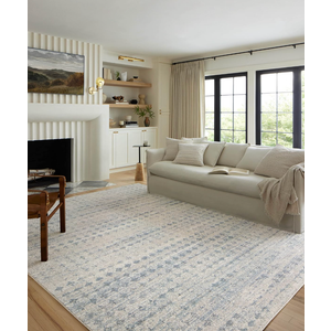 Loloi II Kamala Collection KAM-04 Sky/ Dove 2'-3" x 3'-10" Accent Rug