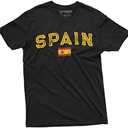 Spain Espana T-Shirt Spanish Flag Coat of Arms National Patriotic Tee Shirt.S