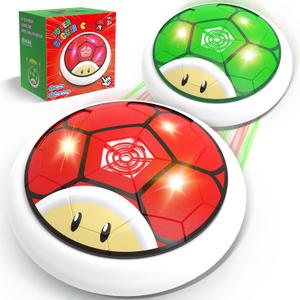 Boy Toys Hover Soccer Ball for Kids 2 LED Soccer Ball Toys Indoor Games Gifts for Boy Age 6-8, 8-12, Floating Football Birthday Gifts for 4 5 6 7 8 9 10 11 12 Year Old Kids Sport Toy