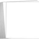 Hamilco 6x6 White Scrapbook Cardstock Paper 80lb Cover Card Stock 100 Pack (Bright)