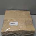 Foraineam 100 Pack Kraft Paper Bags, 11x6x11 Inch Natural Brown Paper Party Favor Goody Snack Gift Bag with Die Cut Handle, Bakery, Retail