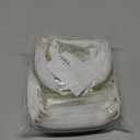 YaHoGa #5 Gold Metallic Nylon Coil Zippers by The Yard Bulk White Tape 10 Yards with 25pcs Gold Pulls for DIY Sewing Tailor Craft Bag (White)