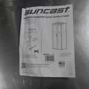 Suncast Vertical Outdoor Storage Shed with All-Weather Construction, Vanilla