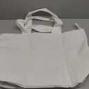 22'' 50L Large Canvas Bag, Gifts for Teen Girls, DIY Bag for Travel, Oversized Overnight Bags for Women White (White22'' Xl)