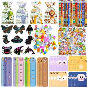 JALEBRO 24Pack Stationery Party Favors for Kids, Stationery Birthday Goodie Bags Classroom Gifts for Students, End of Year Student Gifts,Birthday Goodie Bag Stuffers Gifts Rewards Prizes
