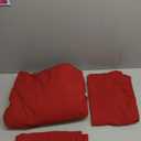 Bedsure Terracotta Duvet Cover Queen Size - 3 Pieces Prewashed Cotton-Like Extra Soft Bedding Set, Includes 1 Duvet Cover 90x90 Inches with Zipper Closure & 2 Pillow Shams, Comforter Not Included