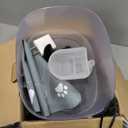 Veken Cat Water Fountain with Detachable Tank, Easy to Clean & Assemble, 84oz/2.5L Pet Drinking Dispenser with Quiet Operation & LED Light, Gifts, Cats, Dogs and Small Pets, Black