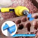 5 x 11/16" Forstner Drill Bit,Hex Shank Carbide Tipped Wood Drilling Wood Tool Punching Bit(20mm)