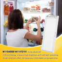W11048980 refrigerator LED light assembly, suitable for Whirlpool WRQA59CNKZ and Kitchen Aid KRQC506MPS00 refrigerators, replacement W11470191 W11455230 W11032355
