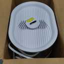 Humidifiers for Bedroom Large Room Home - GloryAir 6L Quiet Top Fill Cool & Warm Mist Humidifier with Smart Humidity Control, Remote Control, 7-Color Light, Humidistat, Oil Diffuser (White)