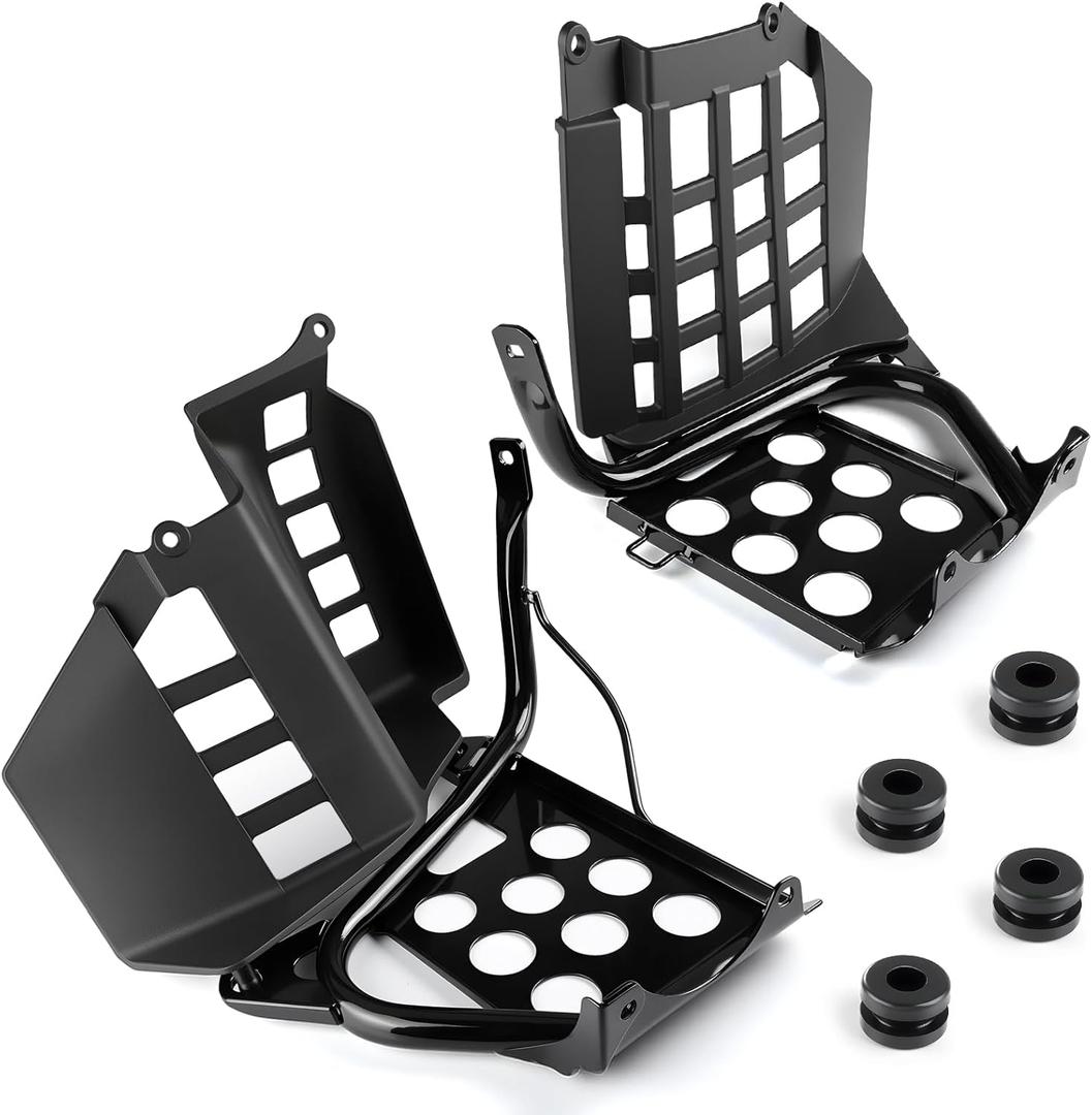 LH RH Black Nerf Bars Heel Guards Footrest for Yamaha 1990-2006 YFZ350 Banshee 350 3GD-27445-00-00 3GG-21691-00-00 LH RH Black Nerf Bars Heel Guards Footrest for Yamaha 1990-2006 YFZ350 Banshee 350 3GD-27445-00-00 3GG-21691-00-00