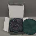 Kaisa Weighted Lap Blanket, 3 lbs, 23" x 29", Cozy Luxury Crystal Velvet Small Weighted Blanket for Adults, Portable Travel Weighted Blanket for Relaxation, All-Season Blanket, Machine Washable, Gray