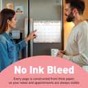 3 x S&O Fruity Magnetic Fridge Calendar from January 2026-June 2027 - Tear-Off Refrigerator Calendar to Track Events & Appointments - 18 Month Magnetic Planner for Fridge for Easy Planning - 8"x10" in.