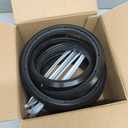 Wheelchair Rear Wheel Replacement Tire, 24 "X 1" Universal Flat-Free Polyurethane Tire,Equipped with installation tools, Wheelchair accessories for all brands(1 Pair) (Black)