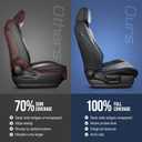 Leather Car Seat Covers for Toyota Tacoma: 2024 2025 2026 (Double Cab Only), Full Set Faux Nappa Leather Custom Fit for tacoma 4th Gen Pickup Accessories, Full Coverage Waterproof Car Seat Protector