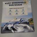 KUST Windshield Sun Shade for Toyota Tacoma Accessories 2016-2025 2026 2Dr 4Dr Pickup Truck, Custom Fit Car Front Window Sunshade Sun Visor Protector Foldable Blocks UV Rays Keep Car Cooler