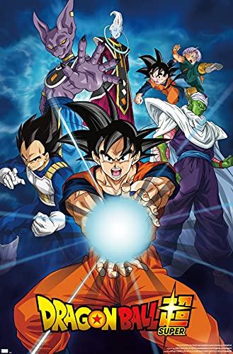 2 x Trends International Dragon Ball Super - Groups Wall Poster, 22.375" x 34", Unframed Version