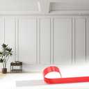 Colingmill 5 Set Accent Wall Molding Kit Premade Wainscoting Panels Wall Molding Peel and Stick Panel White Pre Cut Trim for Walls Picture Frame Molding for Home Decoration(31 x 78 Inch)