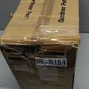 Gardner Pet Automatic Dog Water Dispenser Gravity Stainless Steel Water Waterer Feeder, Large Capacity Water Feeding Bowls for Medium & Large-Sized Dogs Cats Other Pets -(2.1 Gallon) (White)