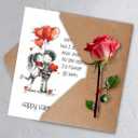 3 x Valentines Day Card, Valentines Day Cards Gifts for Him Her, Valentine's Day Card for Husband Boyfriend Wife Grilfriend (QQ-157)