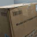 KISLOT Upholstered Dining Chairs with Removable Casters Barrel Side Armchair with Rollers for Diningroom Bedroom Livingroom Reading Room, Linen, 1PCS