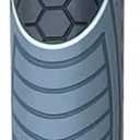 Winn Oversize Dri-Tac Golf Grip - DarkGrey/SilverGrey, Rubber, Non-Slip, Cushioned, Moisture-Wicking, Shock Absorption, AVS Technology, 1/8" Oversize, 12" x 1" - Golf Club Grips