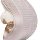 Checkered Girls House Slippers,Comfort,Wool-Like Plush Fleece Lined,in Winter Keep Warm,Slip-On for indoor (12-13 Little Kid, Beige)