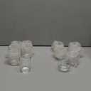 DEVI 24pcs Glass Votive Candle Holders, Clear Glass Candle Holder for Floating Candle&Tea Lights, Wedding Centerpieces for Tables, Bridal Baby Shower Party Table Decor