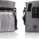 Pets First Dog Treat Training Pouch - Treat Bag for Kibble, Food, Toys, Accessories with Built-in Poop Bag Dispenser - Holder for Small, Medium & Large Dogs & Puppies with Multiple Ways to Wear