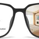 Progressive Reading Glasses Men Progressive Photochromic Multifocus Reading Glasses Blue Light Glasses Transition (Black)
