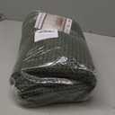 RESARE Christmas Waffle Bathroom Runner Rugs, Super Absorbent Bath Mat Non Slip Washable Quick Dry, Upgraded Ultra Soft Boho Bath Rugs with Tassels for Bedroom Laundry Room, 2'x6'(24"x72"), Green